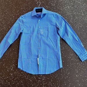 Dress shirt blue, long sleeve size S